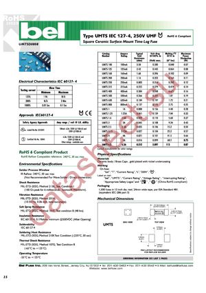 UMTS 500 datasheet  